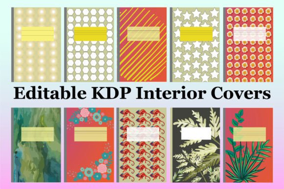 Download Editable KDP Interior Cover for Notebook - Kdp Collection