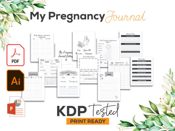Download My Pregnancy Journal Log KDP Interior - Kdp Collection