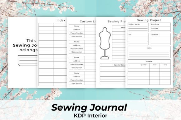 Download Sewing Planner Journal for KDP Interiors - Kdp Collection