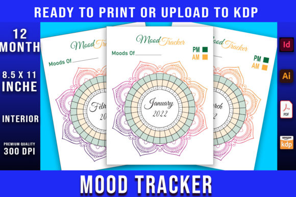 Download KDP Interior Mood Tracker Journal - Kdp Collection