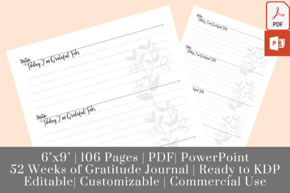 Download Daily Gratitude Journal 52 Weeks (KDP) - Kdp Collection