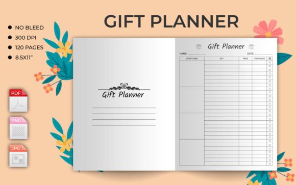 Download Gift List Tracker – KDP Interior - Kdp Collection