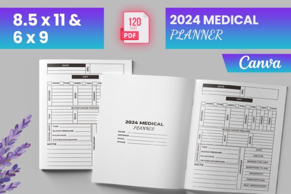 Download 2024 Medical Planner Canva (KDP) - Kdp Collection