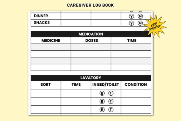 Download Caregiver Daily Log Book - Log book Collection