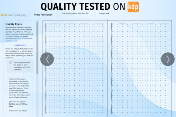 Download KDP Dot Grid Journal Interior No Bleed - Kdp Collection