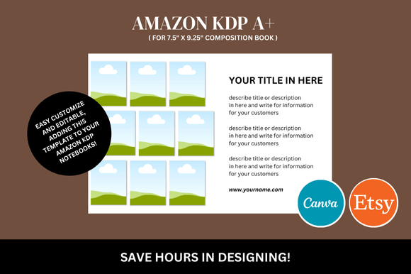 Download Amazon KDP a+ Canva Mockup - Kdp Collection