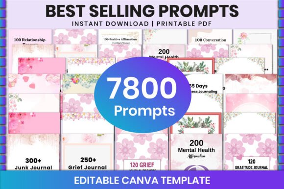 Download Best Selling Prompts for Canva KDP - Kdp Collection