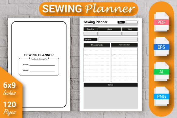 Download Sewing Planner  - KDP Interior - Kdp Collection