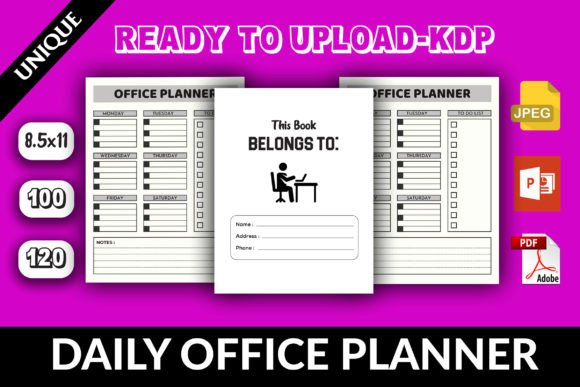 Download Daily Office Planner (KDP Interior) - Kdp Collection