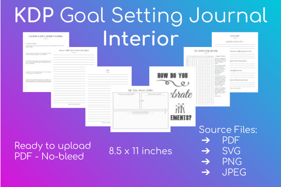 Download KDP Goal Setting Journal Interior - Kdp Collection