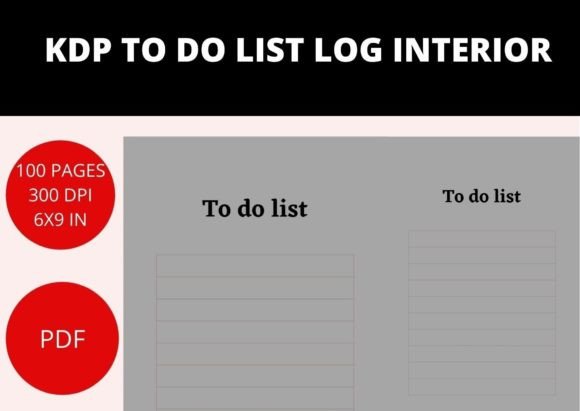 Download Kdp to Do List Interior Pdf - Kdp Collection