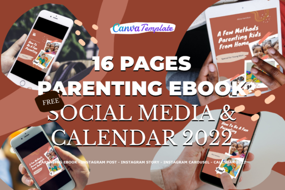 Download 16 Parenting EBook Canva Templates Set - Ebook canva templates Collection