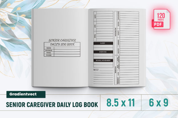 Download Senior Caregiver Daily Log Book KDP - Kdp Collection
