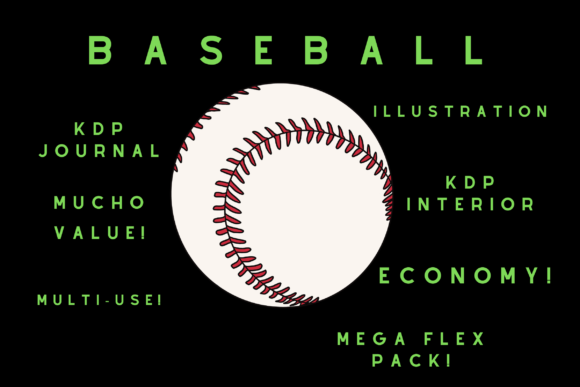 Download Baseball Softball KDP Journal Pack - Kdp Collection