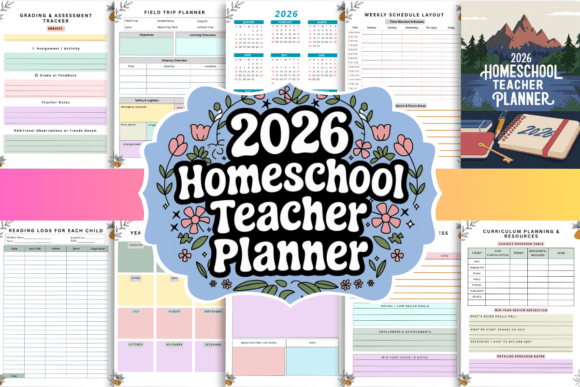 Download 2026 Homeschool Teacher Planner - Homeschool Collection