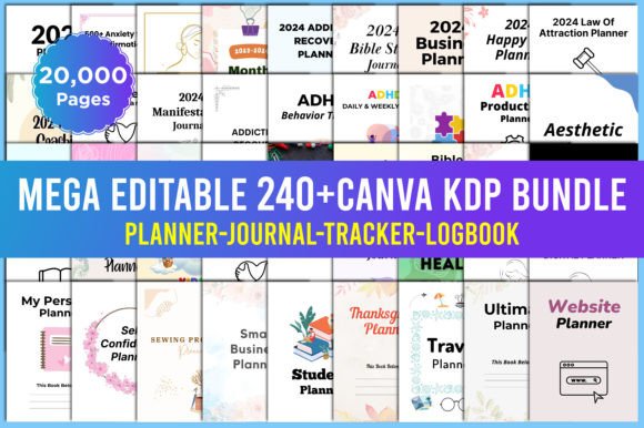 Download Mega Editable 240+ KDP Interior Bundle - Kdp Collection