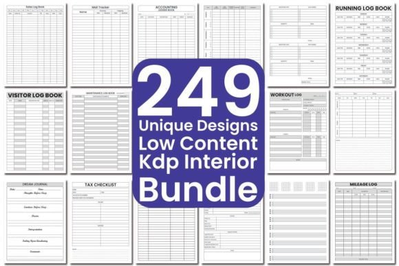 Download Low Content KDP Interior Bundle - Kdp Collection
