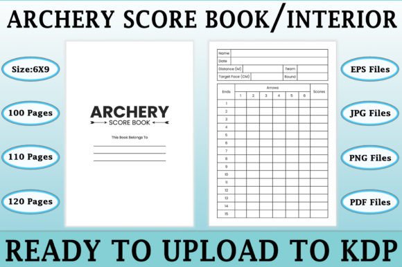 Download Archery Score Log Book | KDP Interior - Kdp Collection