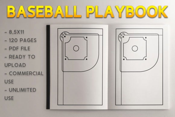 Download Baseball Playbook | KDP Template - Kdp Collection