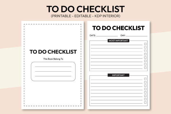 Download To Do Checklist KDP Interior Design - Kdp Collection