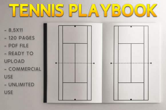 Download Tennis Playbook | KDP Template - Kdp Collection