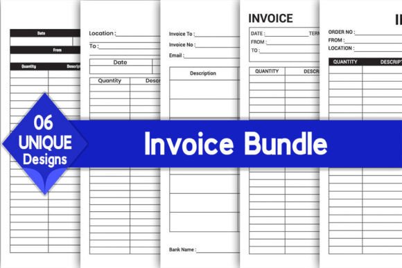 Download Invoice Log Book Bundle | KDP Interior - Kdp Collection