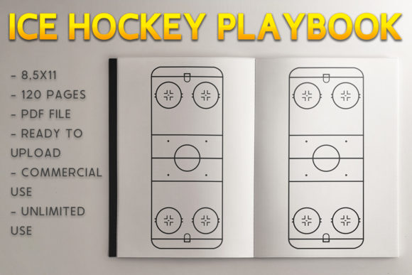 Download Ice Hockey Playbook | KDP Template - Kdp Collection