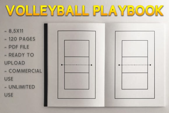 Download Volley Ball Playbook | KDP Template - Kdp Collection