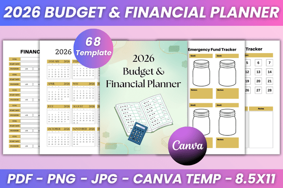 Download 2026 Budget &amp; Financial Planner Kdp - Kdp Collection