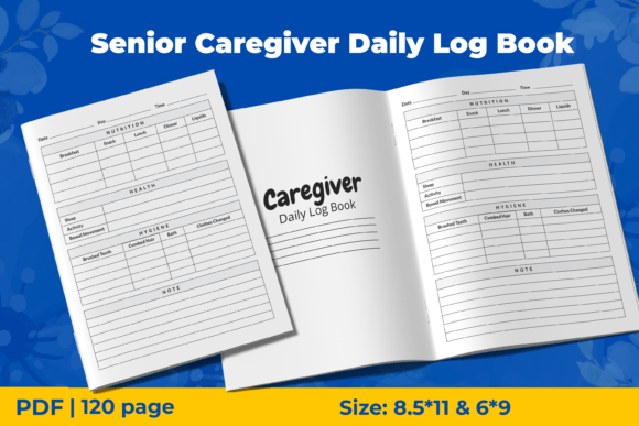 Download Senior Caregiver Daily Log Book Interior - Log book Collection