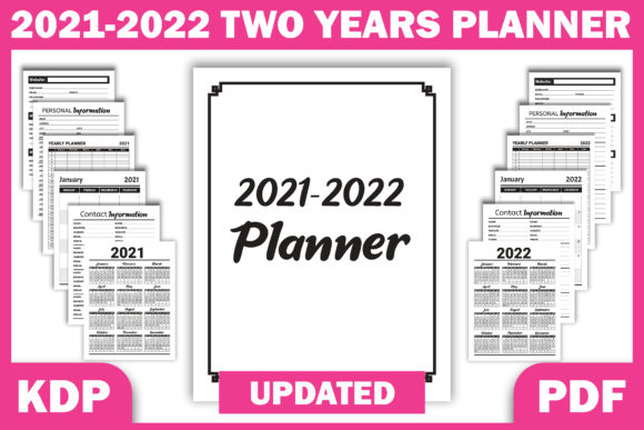 Download 2021 2022 Two Years Planner | KDP - Kdp Collection