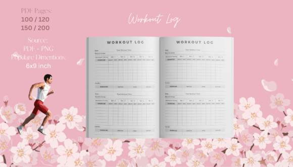 Download Workout Log KDP Ready - Kdp Collection