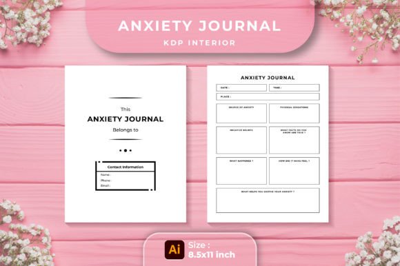 Download Anxiety Journal KDP Interior - Kdp Collection