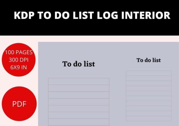 Download Kdp to Do List Interior Log - Kdp Collection