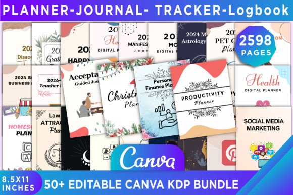 Download 50+ Editable Canva Kdp Bundle - Kdp Collection