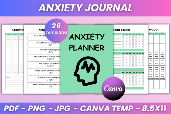 Download Anxiety Journal Kdp Interior - Kdp Collection