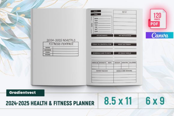 Download KDP 2024-2025 Health &amp; Fitness Planner - Kdp Collection