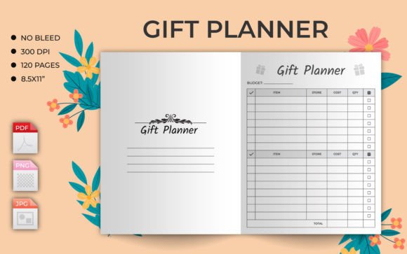Download Gift List Tracker – KDP Interior - Kdp Collection