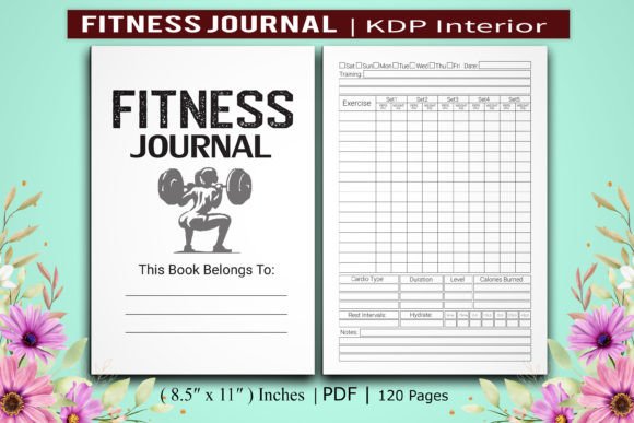 Download Fitness Journal Workout Log Book - Log book Collection