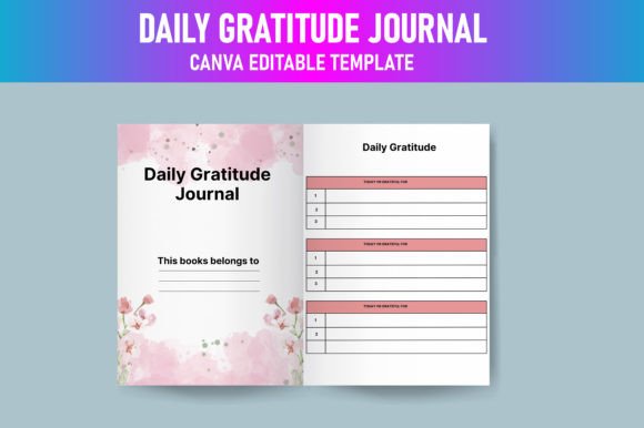 Download Daily Gratitude Journal Canva KDP - Kdp Collection