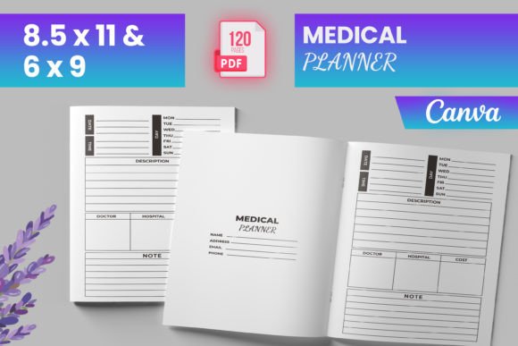 Download Medical Planner for Canva (KDP) - Kdp Collection