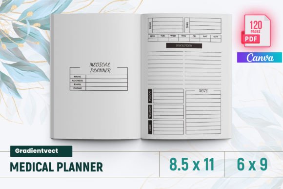 Download (KDP) Medical Planner Canva - Kdp Collection