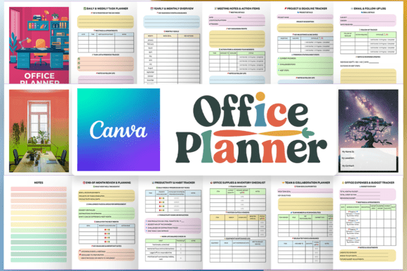 Download Office Planner - KDP Canva Template - Kdp Collection