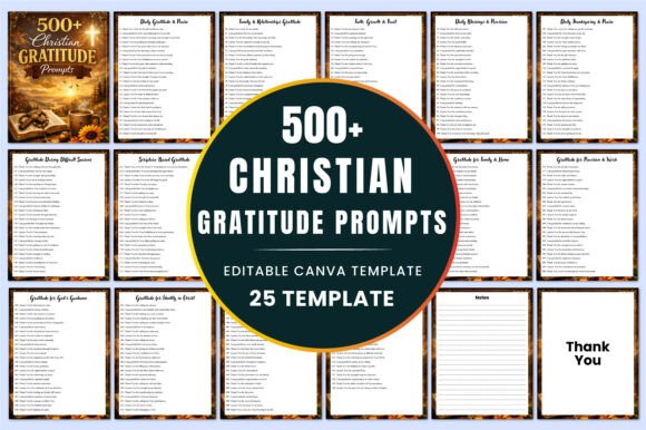 Download 500+ Christian Gratitude Prompts KDP - Kdp Collection