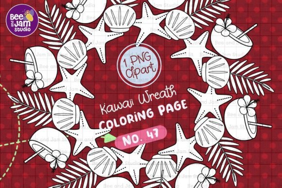 Download KDP Coloring Kawaii Beach Summer -47 - Kdp Collection
