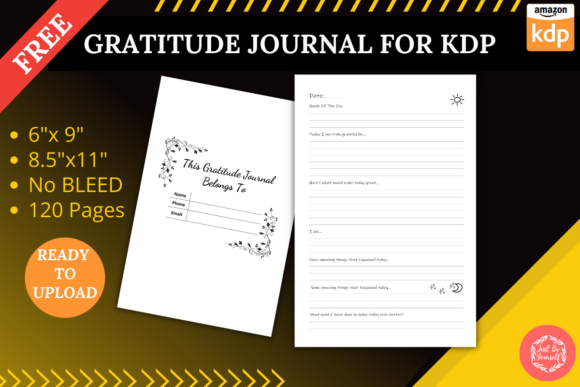 Download FREE GRATITUDE JOURNAL - KDP TEMPLATE - Kdp Collection