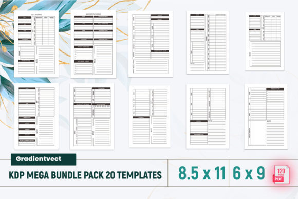Download KDP Interior Template Bundle Vol 13 - Kdp Collection