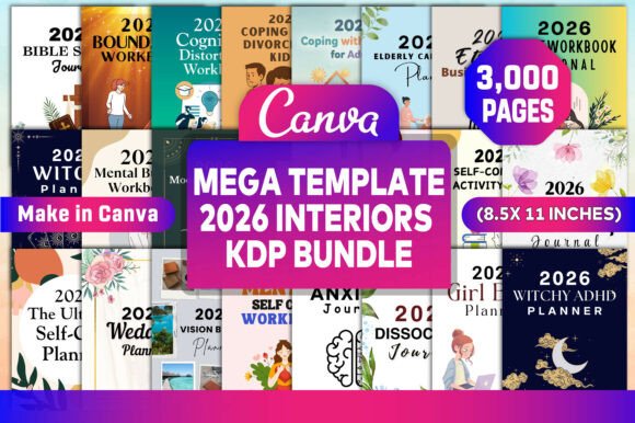 Download Mega Template 2026 Interiors Kdp Bundle - Kdp Collection