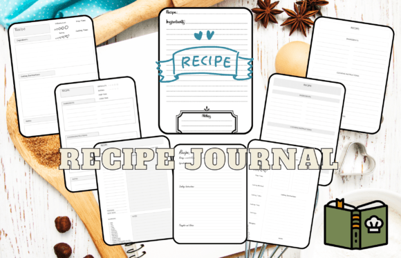 Download Recipe Journal Interiors KDP - Kdp Collection