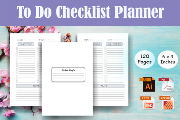 Download To Do Checklist Planner - KDP Interior - Kdp Collection